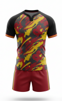 Durable Rugby Uniform Set for Men and Youth Includes Jersey and Shorts Built for Tough Matches and Maximum Comfort