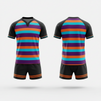Premium Rugby Jersey and Shorts Combo Ideal for Training and Game Day Breathable Material with Strong Stitching