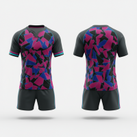 Durable Rugby Uniform Set for Men and Youth Includes Jersey and Shorts Built for Tough Matches and Maximum Comfort