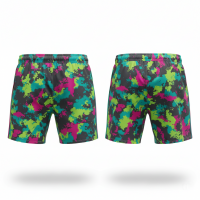 Athletic Mens Swimwear Shorts for Training and Leisure Breathable Material with Supportive Inner Mesh