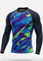 Unisex Rashguard Top with Moisture Wicking Material and Flatlock Seams Designed for Comfort Performance and Skin Safety
