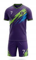 Custom Soccer Uniform with Jersey and Shorts Durable Fabric and Team Color Options Perfect for Schools Clubs and Tournaments
