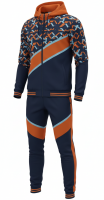 Mens Sports Tracksuit Set with Zip-Up Jacket and Jogger Pants Lightweight Stretch Fabric Ideal for Training and Travel