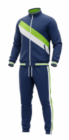 Athletic Tracksuit with Slim Fit Jacket and Tapered Pants Breathable Material Perfect for Gym Warmups and Casual Wear