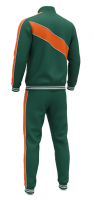 Latest Athletic Tracksuit with Slim Fit Jacket and Tapered Pants Breathable Material Perfect for Gym Warmups and Casual Wear