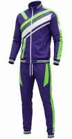 Unisex Sports Tracksuit with Full Zip Jacket and Elastic Waist Pants Designed for Comfort Mobility and Everyday Performance