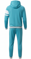 Athletic Tracksuit with Slim Fit Jacket and Tapered Pants Breathable Material Perfect for Gym Warmups and Casual Wear
