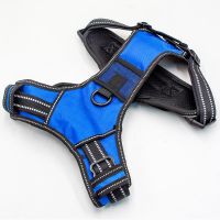 Enhanced LED Illuminated Pet Vest Harness for Cats & Dogs - Nylon Breathable Fabric, USB Chargeable, Waterproof Color-Changing Lights, Various Sizes & Colors, OEM Supported