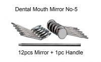 Dental Plain Mouth Mirror No-5 without Handle Dental Surgical Instrument