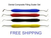Dental Composat Filling Scaler with Silicon Coated Handle Dental Surgical Instrument