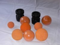 concrete pump parts - cleaning balls & pistons