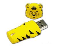 Plastic type USB flash drive - lion outlook