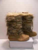 Children Beige Fur Boots