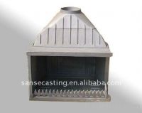 wood burning stove with oven