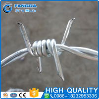 Barbed Wire Galvanized PVC Coat 14*16
