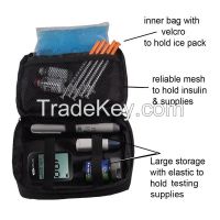Diabetic Organizer Cooler Bag-for Insulin, Testing Supplies , With Ice Pack Included