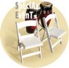 WHITE WEDDINGS RESIN FOLDING CHAIR