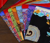 100% silk printed hanky with classic designs