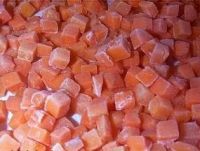 IQF frozen carrot dices