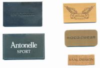 Silkscreen Leather Labels