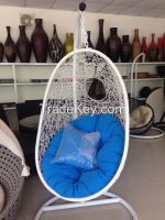 poly rattan hanging chair