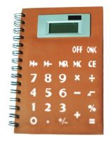 Calculator with note pad