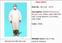 microporous film lab coat