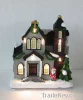 x'mas 6 inch house decoration