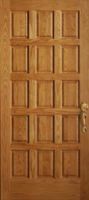 Exterior Traditional red oak wooden doors
