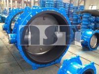 double eccentric double flange butterfly valve