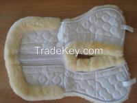 sheepskin horse  English saddle pads