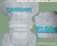 Disposable Baby Nappies with Blue Layer
