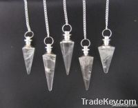 Wholesale Crystal Quartz 12 facet Pendulum