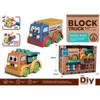 Wokaiblocks 2pcs Light Music Kid's for BIO PLASTIC Building Block Engineering Vehicles Blocks 50pcs Kid Toy DIY Sex