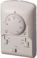 Electronic Room Thermostat For Heat, Cool And Fan Speed Installation (