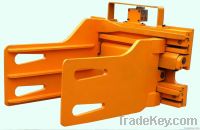 Forklift bale clamp