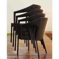 Cheap Restaurant Use High Quality rattan dining chair