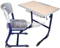 2015 Modern School Furntiure Student Single Desk and Chair