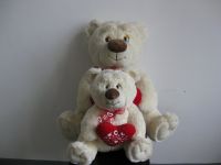 plush teddy bear w/ heart