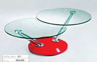 Glass coffee table