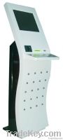 H1 Touchscreen kiosk with lightbox, keyobard, card reader and receipt