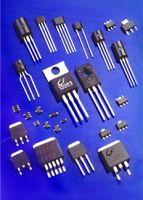 diodes, transistors, resistors, capacitors