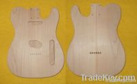 Tele style two-piece alder body, unfinished