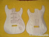 Strat Three-piece ash body, unfinished Electric Guitar Body