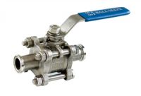 stainless steel ball valve(3PC CLAMP END BALL VALVE)