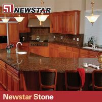 hot tan brown granite kitchen countertop