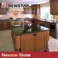 most popular green granite kitchen countertops