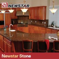 kitchen designed chocolate brown granite countertops