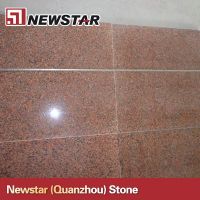 Newstar polished Tian shan red granite tile