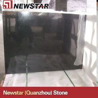Newstar polished black pearl granite tile